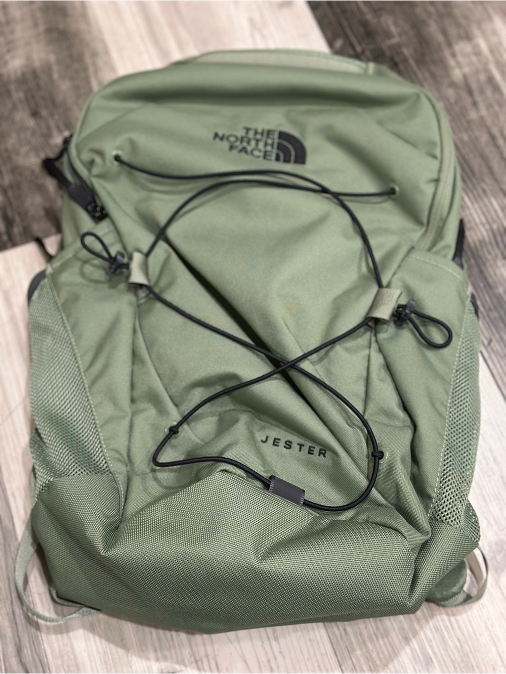 The North Face Jester Backpack Dark Mist/TNF Black